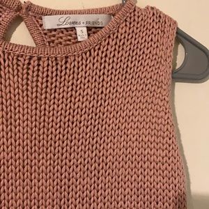 Blush pink vest, size S, lovers + friends